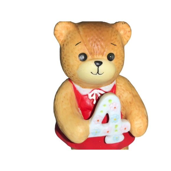 Enesco Lucy Rigg Bears, Lucy & Me, Teddy Bear, Red Dress, 4th Birthday - Picture 2 of 7